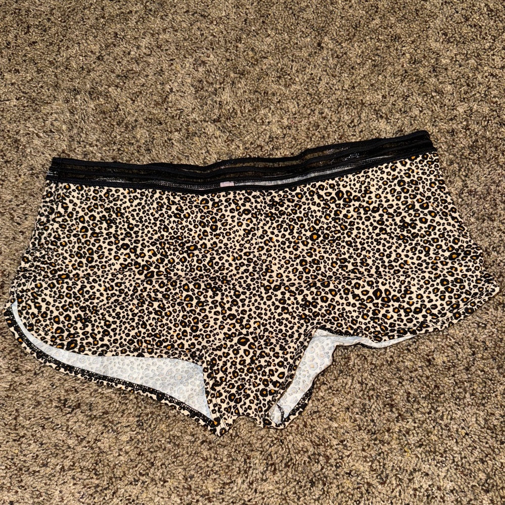 Victoria’s Secret cheetah print. shortie panties. Size large